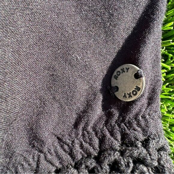 ROXY Bundle of 2 Boho Shorts - White Eyelet & Black Fringe, Size L - Picture 7 of 8